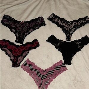 Set of 5 Victoria’s Secret